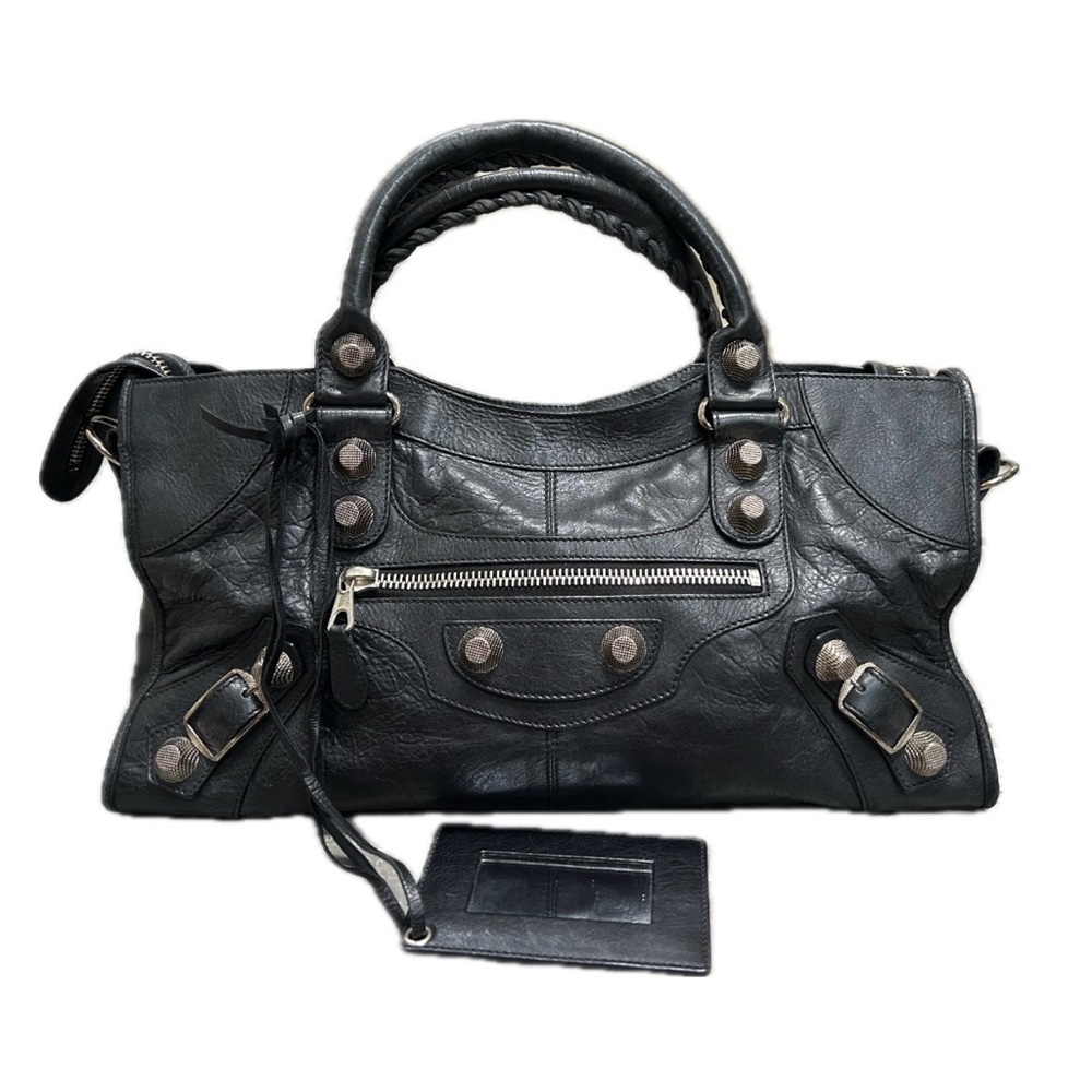 USED 💯Authentic Balenciaga City XL Giant Gun Stud!